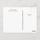 スクラントンPAレイクスクラントンポストカードルックアウト ポストカード (裏面)