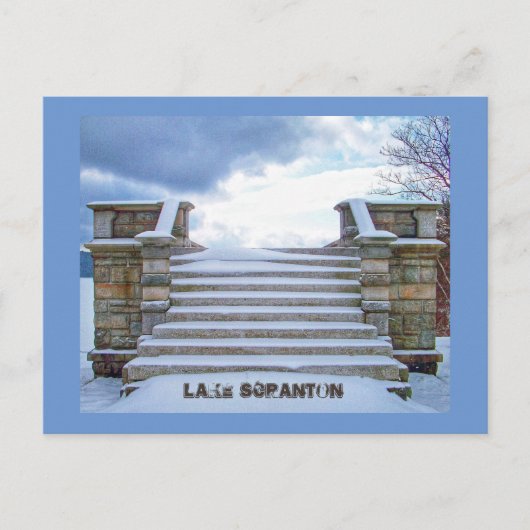 スクラントンPAレイクスクラントンポストカードルックアウト ポストカード (正面)