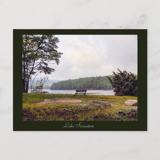 スクラントンPAレイクスクラントンポストカード ポストカード (正面)