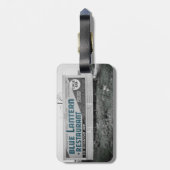 スクラントンPENNSYLVANIAブルーランタンレストラン ラゲッジタグ (裏面縦)