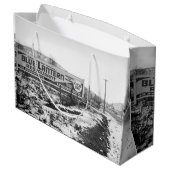 スクラントンPENNSYLVANIAブルーランタンレストラン ラージペーパーバッグ (裏面アングル)