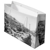 スクラントンPENNSYLVANIAブルーランタンレストラン ラージペーパーバッグ (正面アングル)