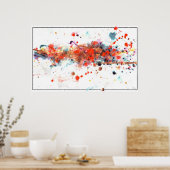 スクランブル絵を描 ポスター (キッチン)