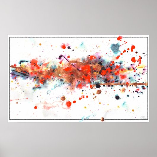 スクランブル絵を描 ポスター (正面)