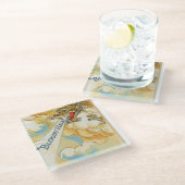 スクランブル・ドラゴン ガラスコースター (アングル)