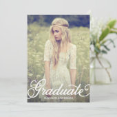 スクリはっきりしたプト2| 2014卒業パーティ招待状 招待状 (スタンド正面)