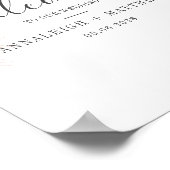 スクリエレガントットパンパスグラステラコッタ結婚ズ ポスター (角)