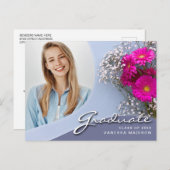 スクリエレガントプトの花 |写真モダングラード ポストカード (正面/裏面)