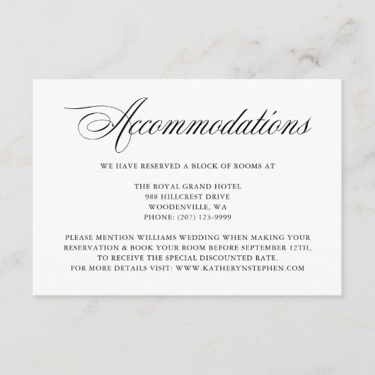 スクリエレガントプトアコモデーションエンクロージャカード エンクロージャーカード (正面)