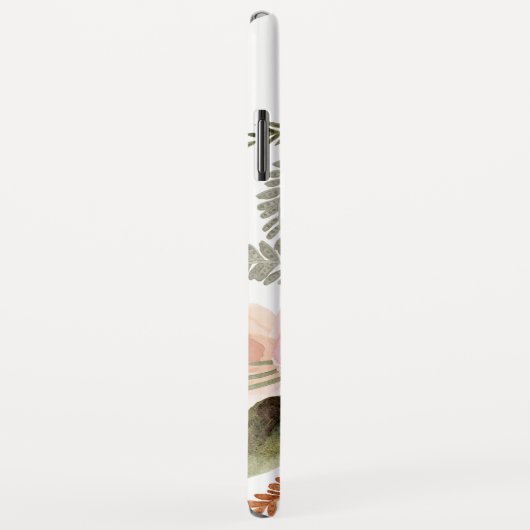 スクリエレガントプト水彩フローラピンクの白の名前 Case-Mate iPhoneケース (裏面/右)