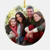 スクリエレガントプト2面写真クリスマス·ブルゴーニュ セラミックオーナメント (裏面)