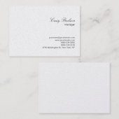 スクリエレガントプトPlain Chubby Business Card 名刺 (正面/裏面)