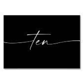 スクリエレガントミニマルプトのテーブルカード番号10 テーブルナンバー (正面)