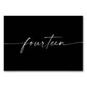 スクリエレガントミニマルプト表カード番号14 テーブルナンバー (正面)