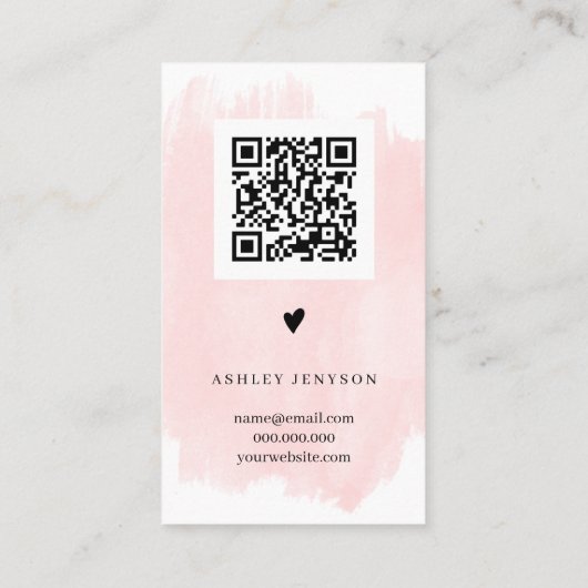 スクリクールップブラシストロークのロ感謝していゴの順序 名刺 (裏面)