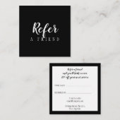 スクリシンプルプト（白黒） 紹介カード (正面/裏面)