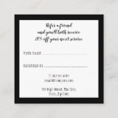 スクリシンプルプト（白黒） 紹介カード (裏面)