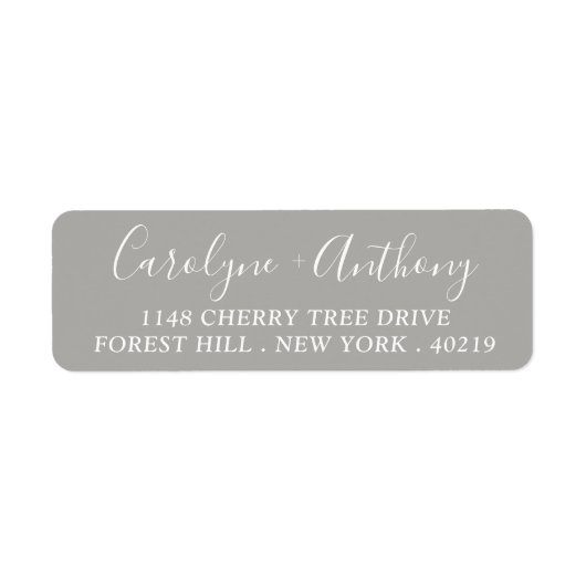 スクリスタイリッシュプトの名前をカスタムするとアドレス ラベル (正面)