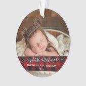 スクリスタイリッシュプトマイ初めてのクリスマスベビープレイド オーナメント (正面)