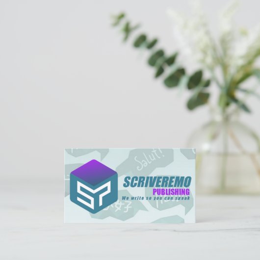 スクリバーモ名刺2 名刺 (スタンド正面)