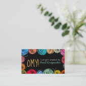 スクリブルヤーン編み物クロシェットホームスプン 名刺 (スタンド正面)