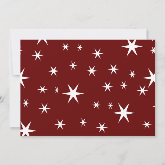 スクリプお洒落トの喜びと陽気なクリスマスカード 招待状 (裏面)