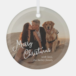 スクリプお洒落ト写真のクリモダンスマス ガラスオーナメント