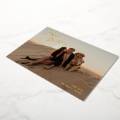 スクリプお洒落ト写真のクリモダンスマス 箔シーズンカード (回転した状態)