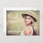 スクリプお洒落ト |卒業式THANK YOUポストカード ポストカード (正面/裏面)