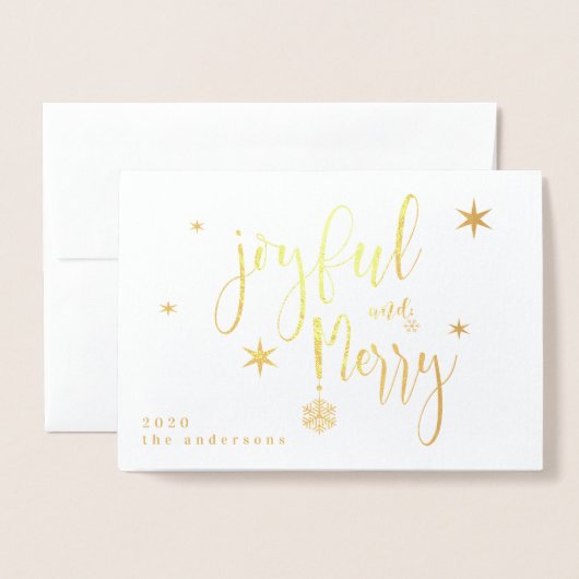 スクリプお洒落トJoyfulとメリーPhoto Foilカード 箔カード (封筒付き正面)