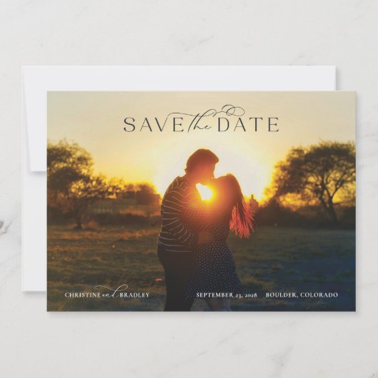 スクリプかわいらしトの種類の詳細フルフォト日付の保存 セーブザデート (正面)