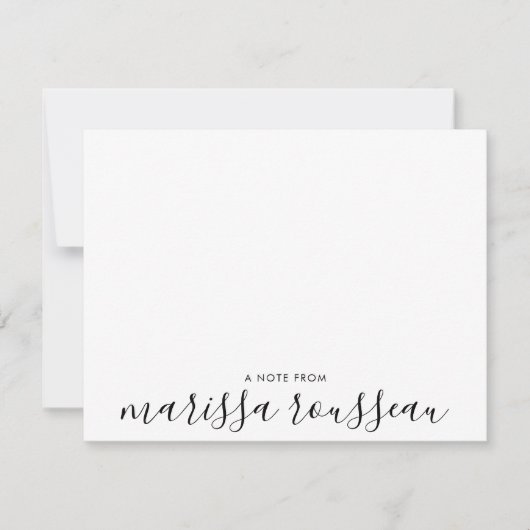 スクリプかわいらしト名からノートを手書き入力 ノートカード (正面)