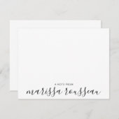 スクリプかわいらしト名からノートを手書き入力 ノートカード (正面/裏面)