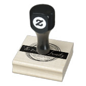 スクリプはっきりしたトリングや輪ファミリモノグラムのアドレス ラバースタンプ (スタンプ)