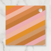 スクリプエレガントトありがとうごブライダルシャワー温ピンク フェイバータグ (裏面)