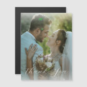 スクリプエレガントトありがとうご結婚ざい磁気カード (正面/裏面)