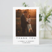 スクリプエレガントトありがとう結婚カード サンキューカード