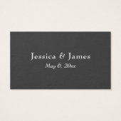 スクリプエレガントトありがとう結婚式の引き出物ダークグレー (裏面)