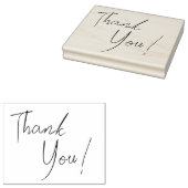 スクリプエレガントトありがとう ラバースタンプ (押印)