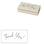 スクリプエレガントトありがとう ラバースタンプ (押印)