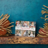 スクリプエレガントトおばあちゃんクリスマス6フォトコラージュ フォトプラーク (側面)