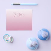 スクリプエレガントトおよび編集可能ピンク(任意の色) グラデーション チラシ (シングル)