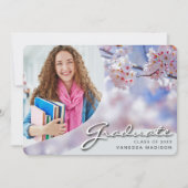 スクリプエレガントトさくらんぼブロッサム |写真モダングラード 案内状 (正面)