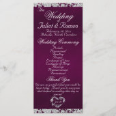 スクリプエレガントトとグリッター – パープル結婚ズ プログラム (正面)