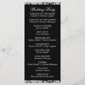 スクリプエレガントトとグリッター – 黒結婚色 プログラム (裏面)