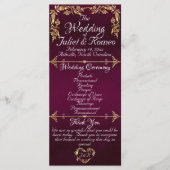 スクリプエレガントトと金ゴールド離れ – パープル結婚ズ プログラム (正面)