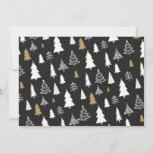 スクリプエレガントトのクリ結婚したスマスカップル写真 シーズンカード (裏面)