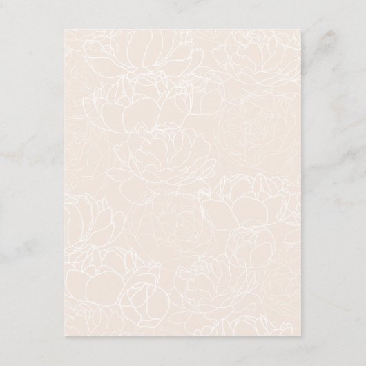 スクリプエレガントトのゲスト情報の詳細結婚 エンクロージャーカード (裏面)