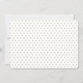 スクリプエレガントトのジオメトモダンリブライダルシャワー 招待状 (裏面)