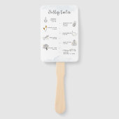 スクリプエレガントトのタイムラ結婚インとウェルカム ハンドファン (正面)